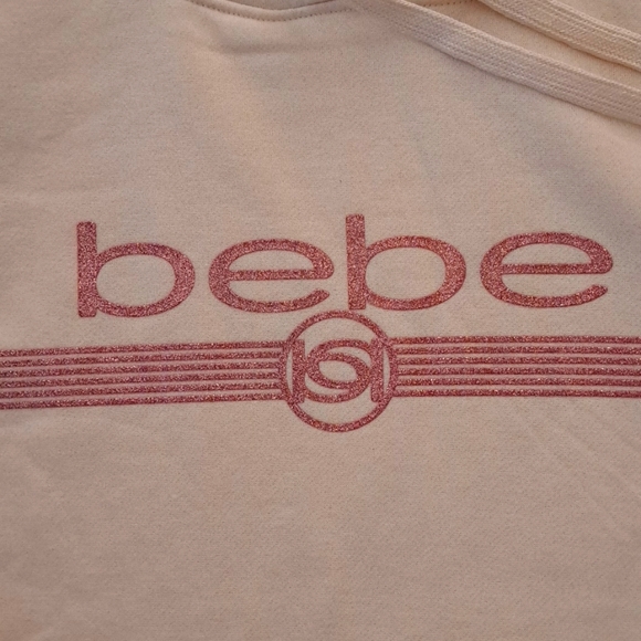 BEBE SPORT GLITTER HOODIE.   2X - Picture 2 of 9